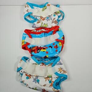 Rumparooz Newborn Cloth Diaper Covers Lot of 3 Hook & Loop Kanga Care Kangaroo